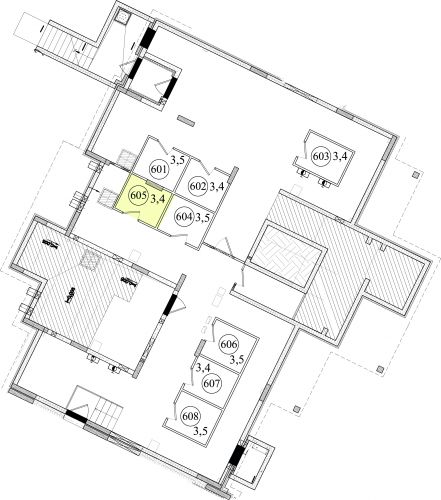 Кладовки, 3.3 м²
