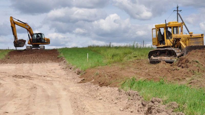 В «Марфино» началось строительство дорог