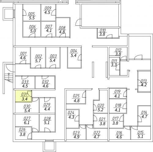 Кладовки, 3.4 м²