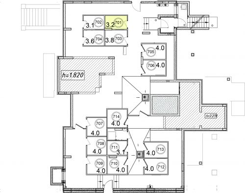 Кладовки, 3.2 м²