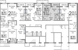 1-комнатная квартира 40,2 м²