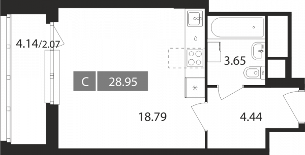 Студия до 28.95