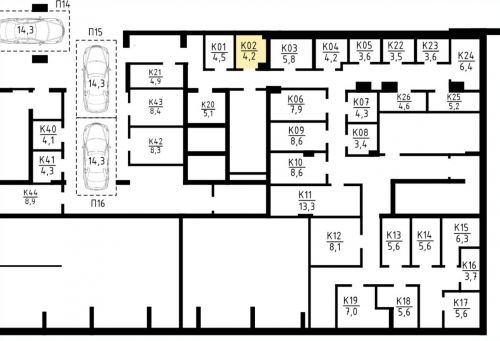 Кладовки, 4.2 м²