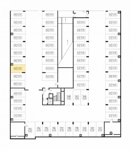 Машиноместа, 14.5 м²