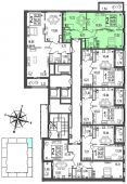 2-комнатная квартира 54,81 м²
