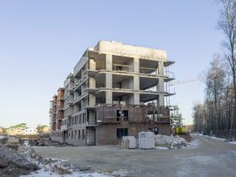 IMG_7045фКорпус 7: кладка стен, фасадные работы