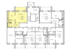 1-комнатная квартира 37,83 м²