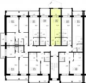 1-комнатная квартира 32,77 м²