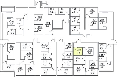 Кладовки, 3.5 м²