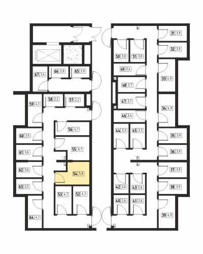 Кладовки, 5.8 м²
