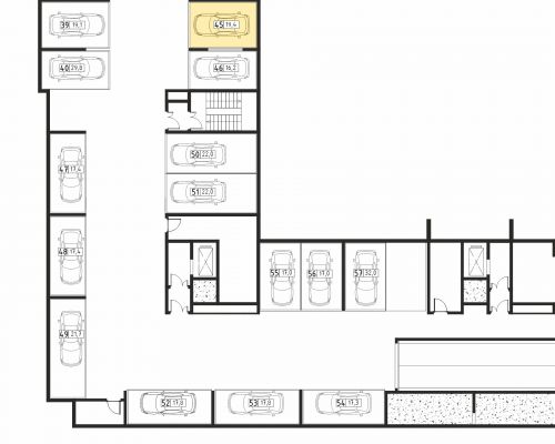 Машиноместа, 19.4 м²